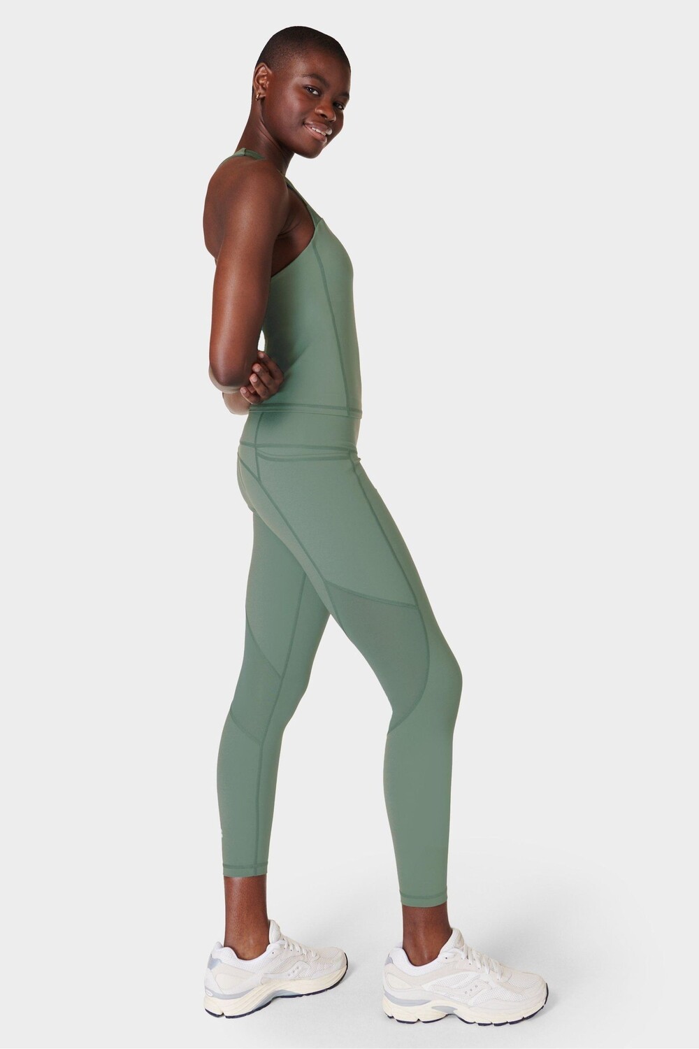 

Спортивные леггинсы Aerial Core Sweaty Betty, зеленый