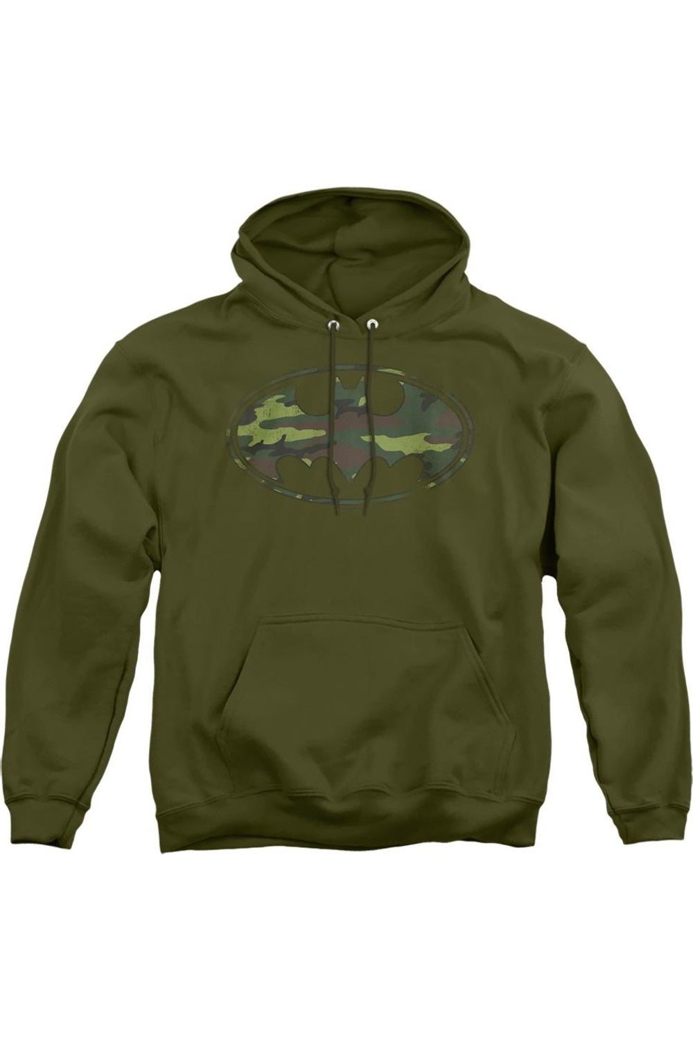 

Толстовка с капюшоном Batman Distressed Camo Shield для взрослых Gildan, хаки