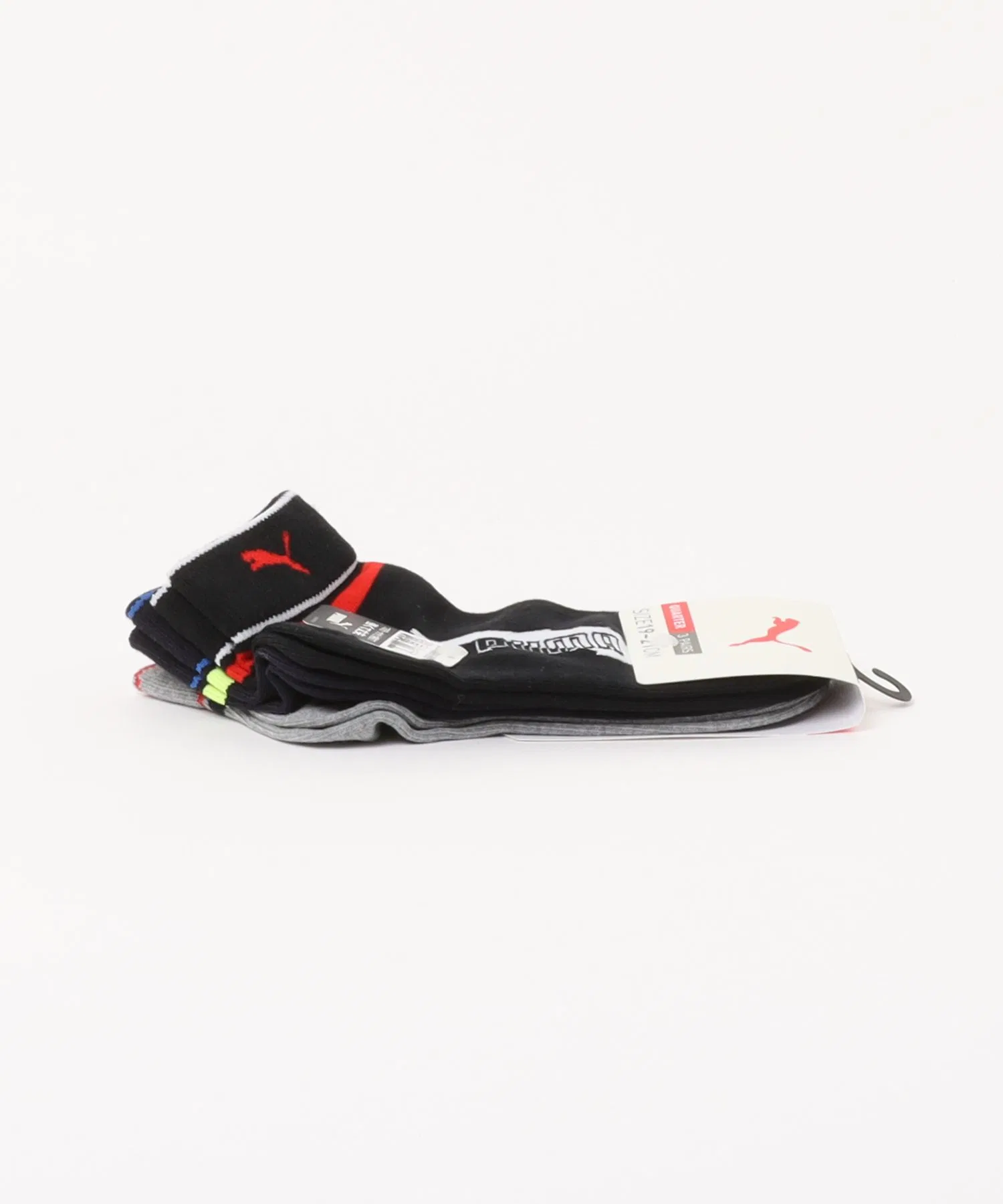Эксклюзивный набор носков PUMA Color-Block Crew Socks Set 1089 (доступен только в интернете). — фото 3