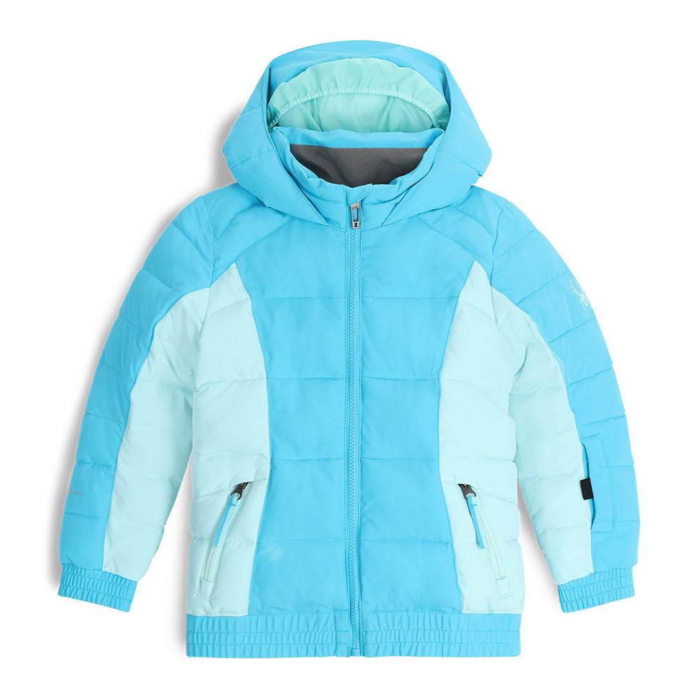 

Утепленная лыжная куртка Spyder Zadie (для маленьких девочек) - зима 2024 года, Cyan Blue