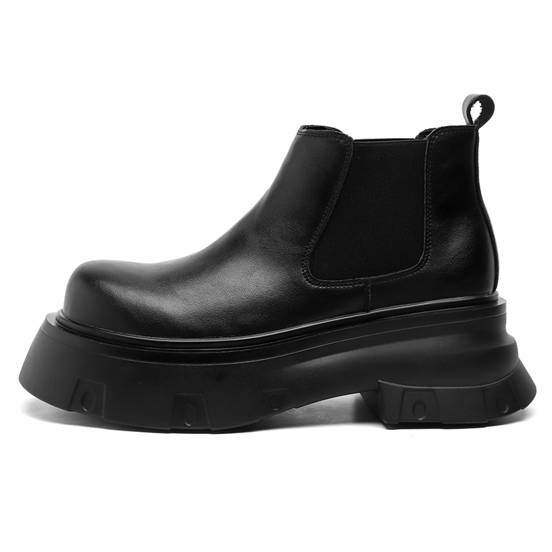 

Chi Wolf Короткие мужские ботинки челси, черные