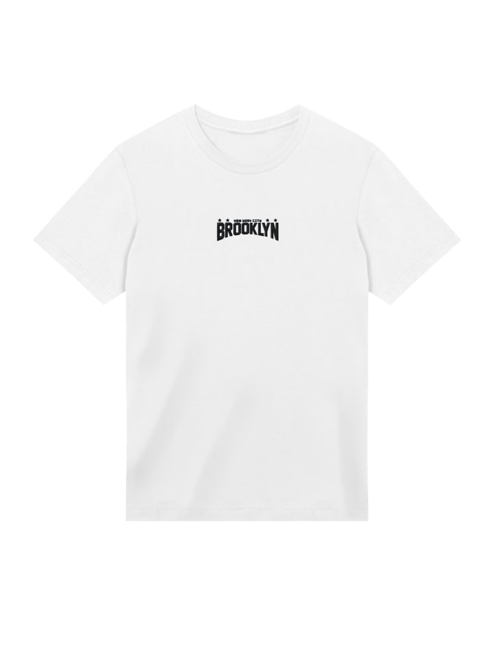 

Футболка с вышивкой Brooklyn New York белого цвета F4NT4STIC, Белый, Футболка с вышивкой Brooklyn New York белого цвета F4NT4STIC