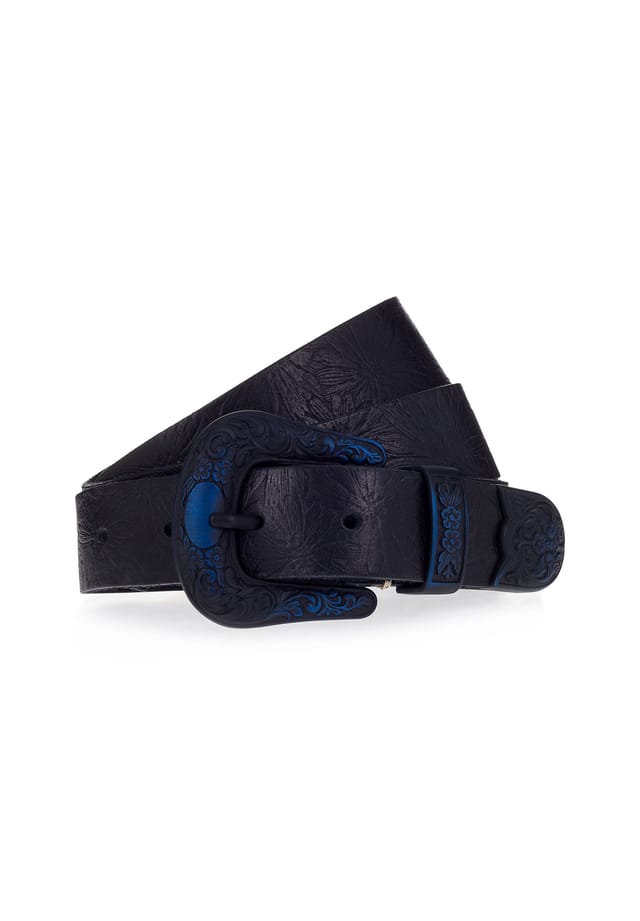 

Кожаный ремень B.Belt, синий
