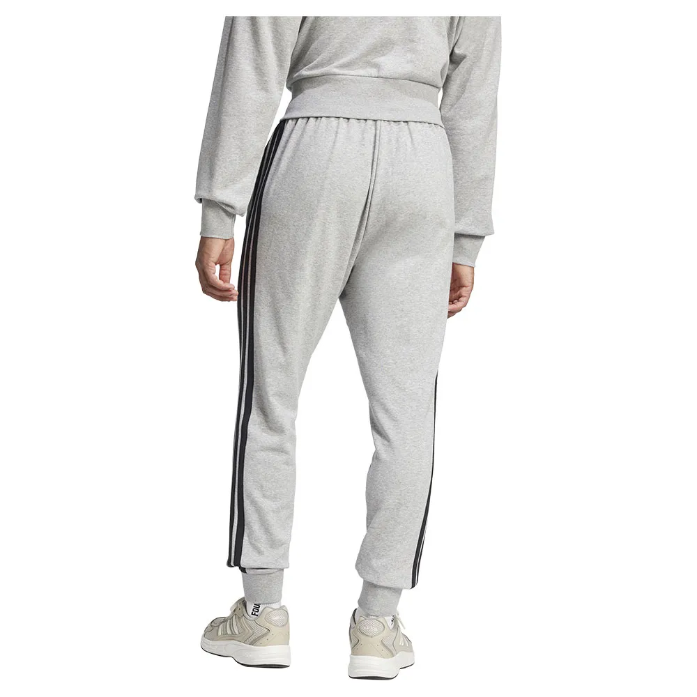 Джоггеры adidas Essential 3 Stripes French Terry, серый — фото 2