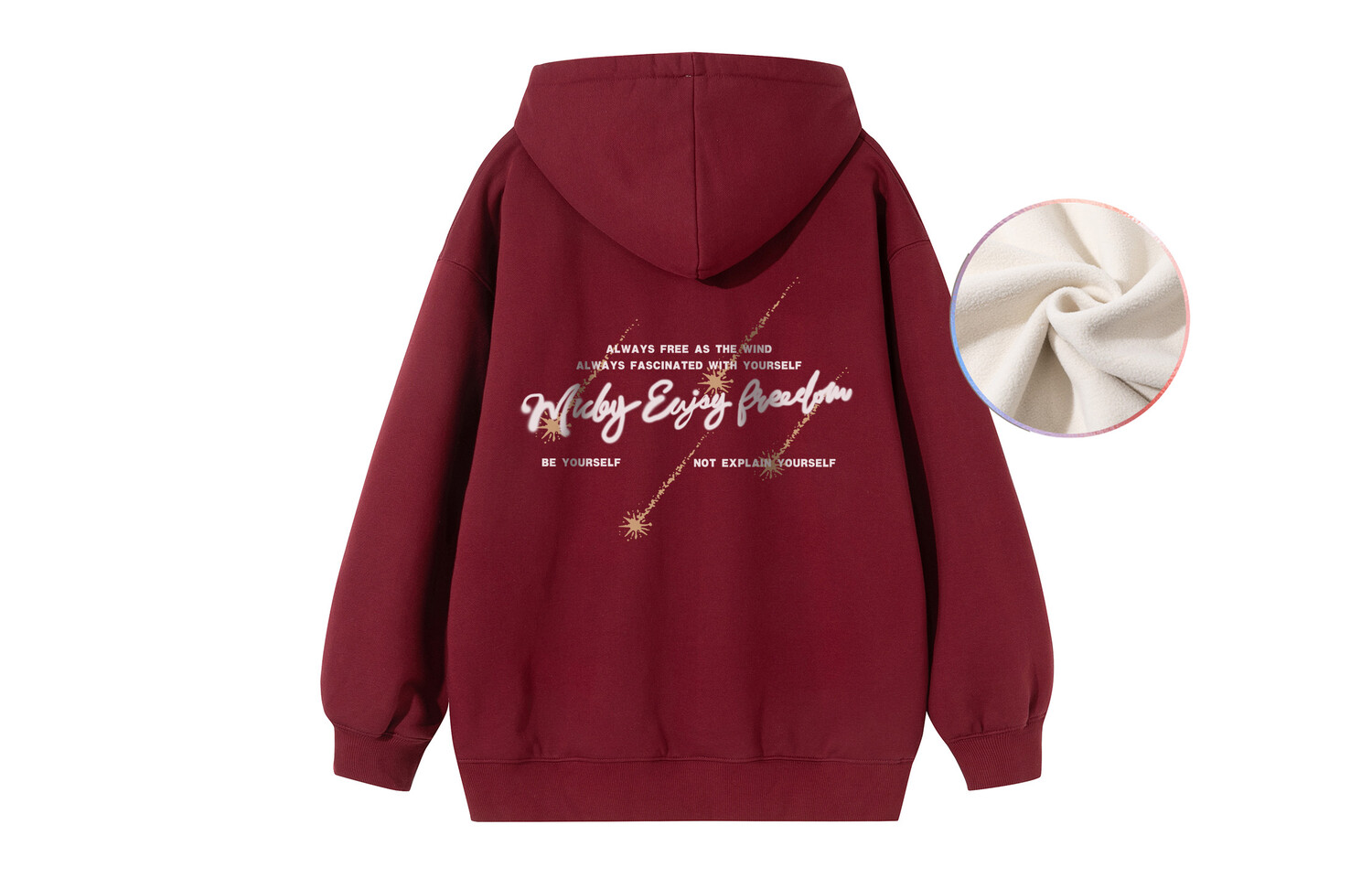 

Толстовка унисекс Micby, цвет Burgundy