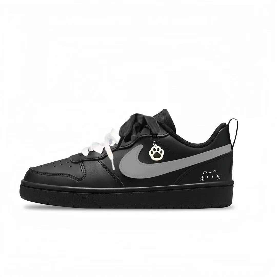 

Детские скейтерские кроссовки Court Borough для младших школьников Nike, черный