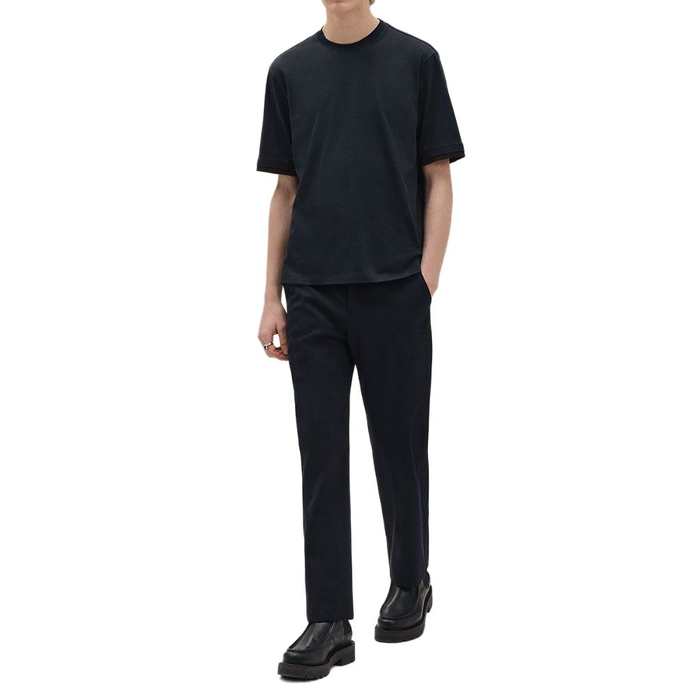 

HERMES Футболка FW25 мужская marine blue, Синий, HERMES Футболка FW25 мужская marine blue