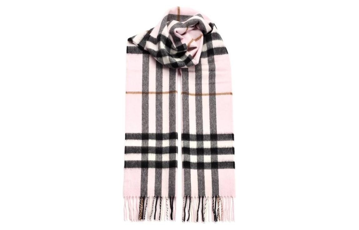 

Шарф женский Burberry, розовый / черный