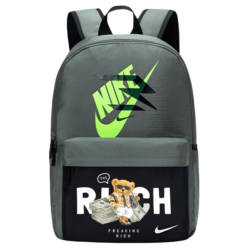 

Nike Полиамидный рюкзак с термопереносом унисекс пузырчатый английский, Dollar Bear