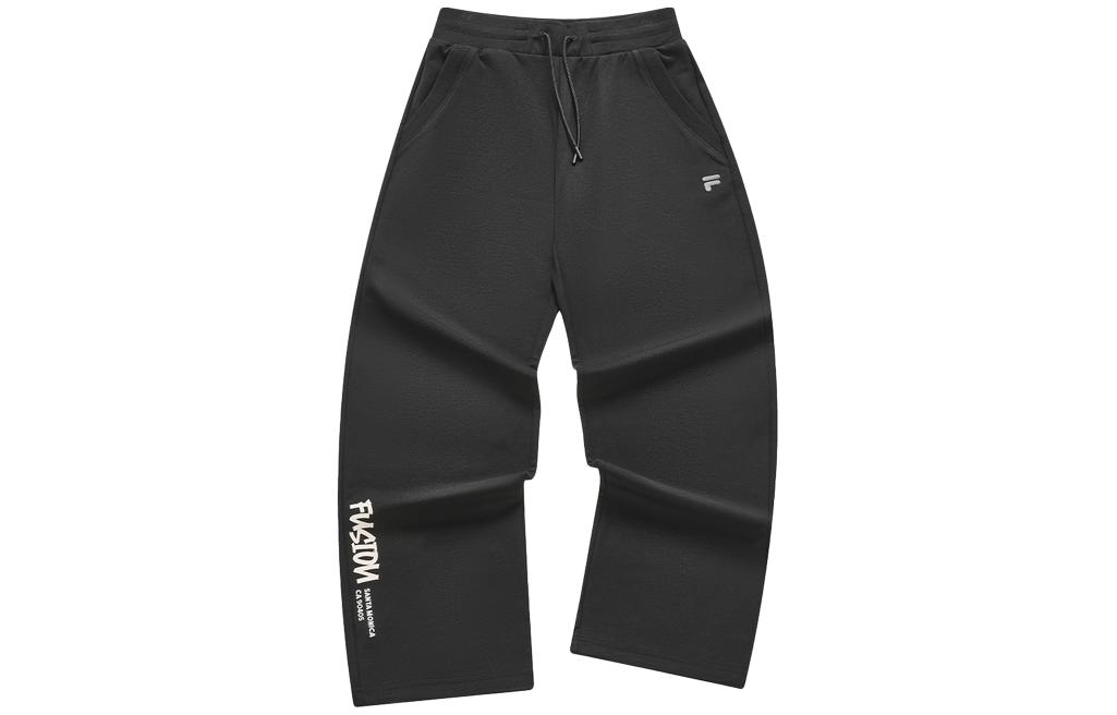 

Рабочие трикотажные спортивные штаны женские черные FILA FUSION, Jet Black-BK