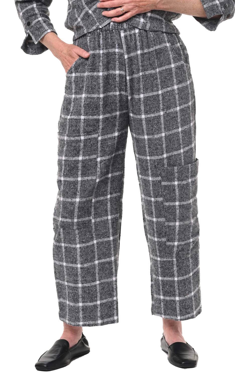 

Розовые брюки Roseanne в стиле Кембридж из букле Tulip Clothing