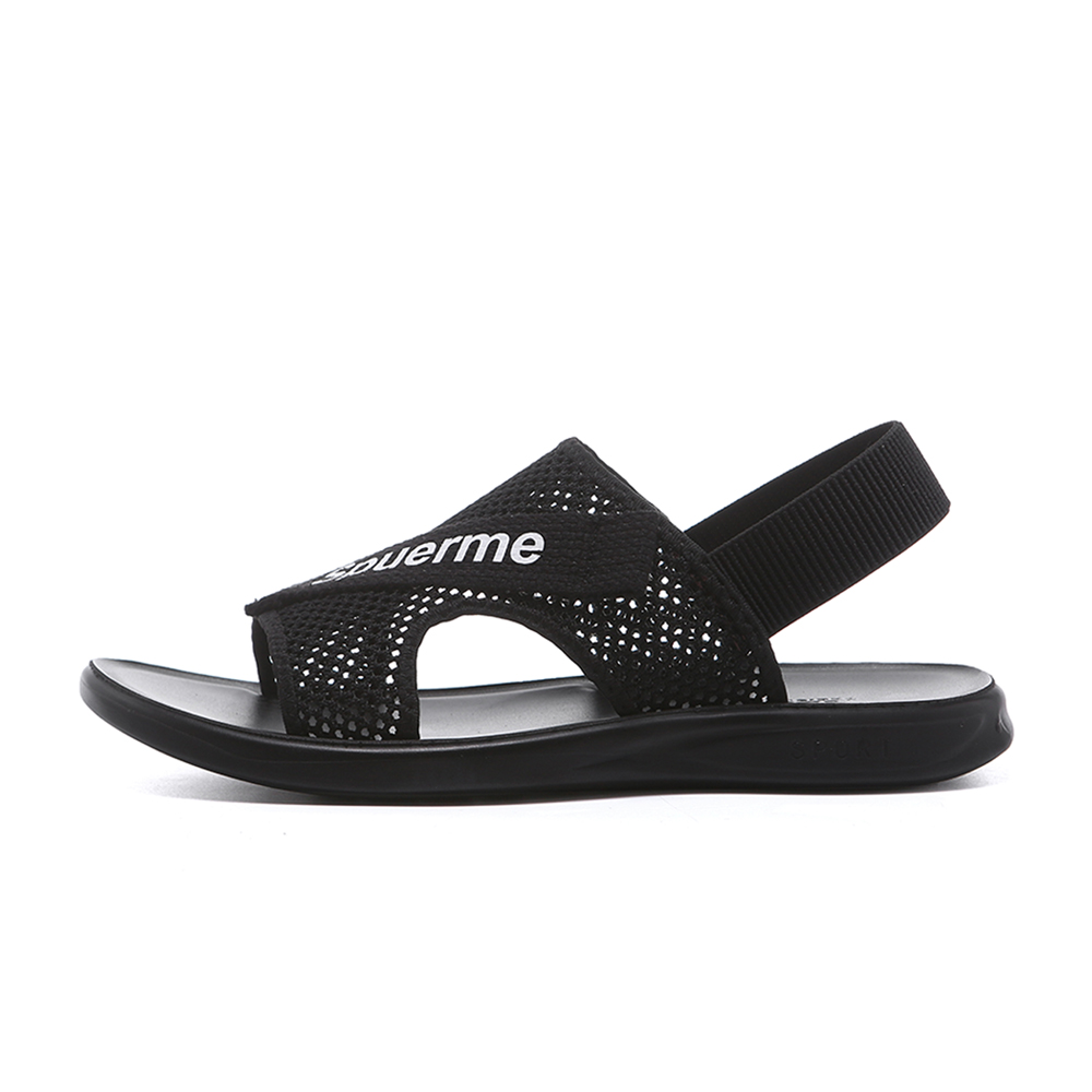 

AIBAOLUO Пляжные шлепанцы мужские черные