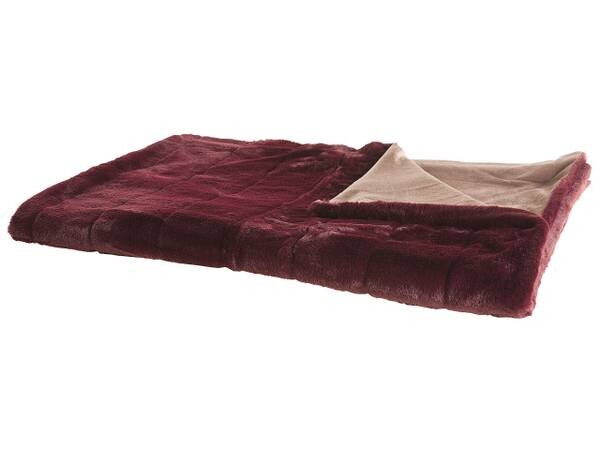

Одеяло Beliani TANTAN, 150x2x200 см цвет beige/burgunderrot/rot