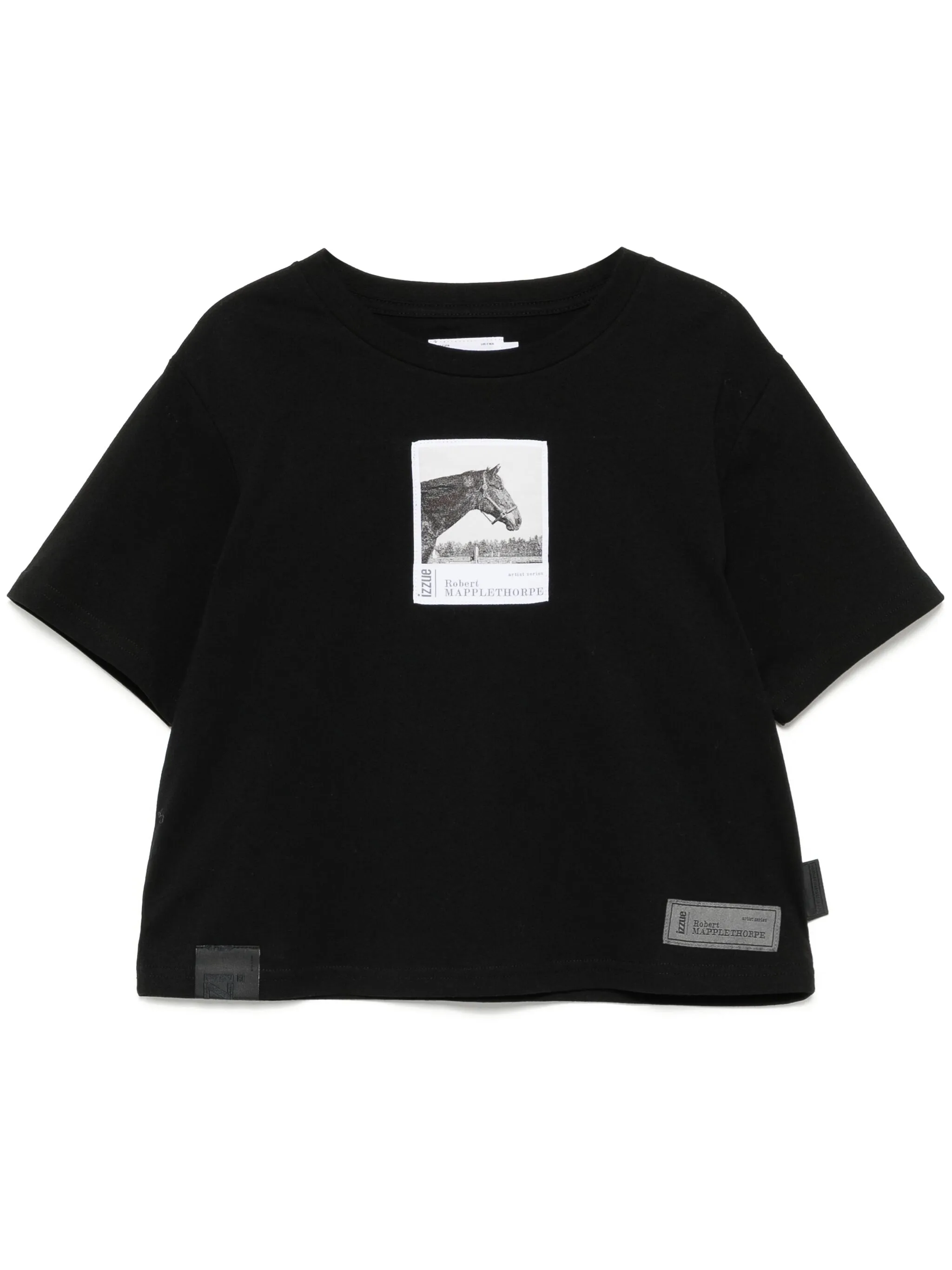 

Футболка с нашивкой-логотипом Izzue, черный