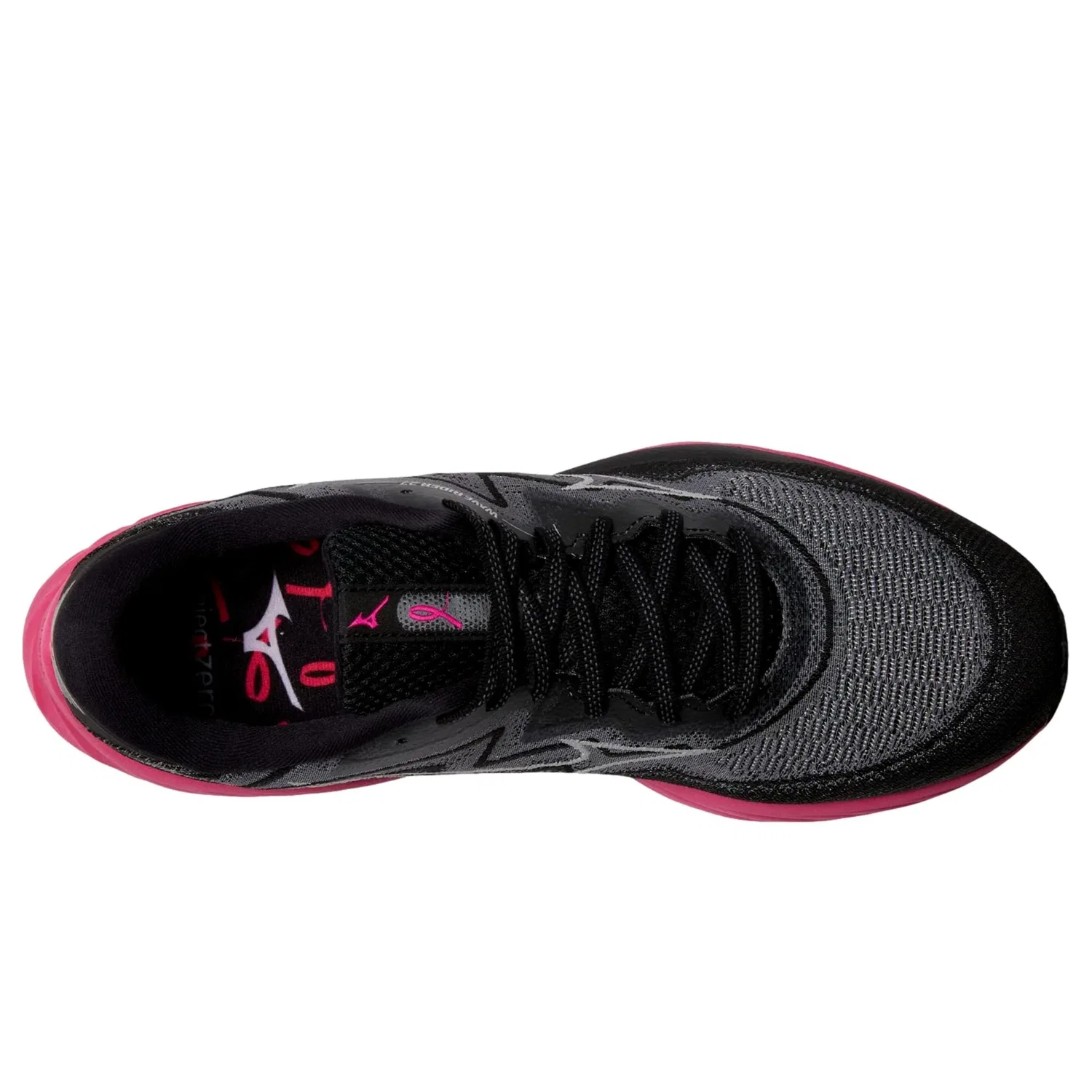 Кроссовки Mizuno Wave Rider 27 SSW Project Zero BCRF 411423.90HM мужские, черный — фото 2