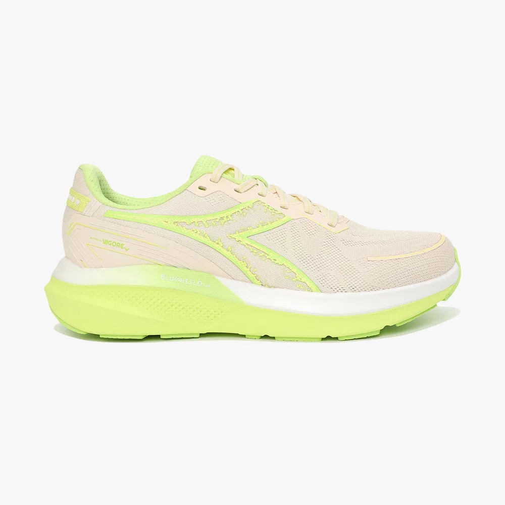 Мужские беговые кроссовки Diadora Mythos Blueshield Vigore V жёлтые