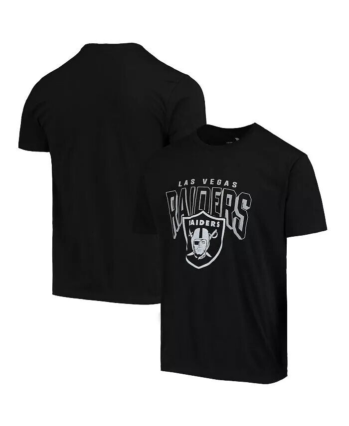 

Мужская черная футболка с ярким логотипом Las Vegas Raiders Junk Food