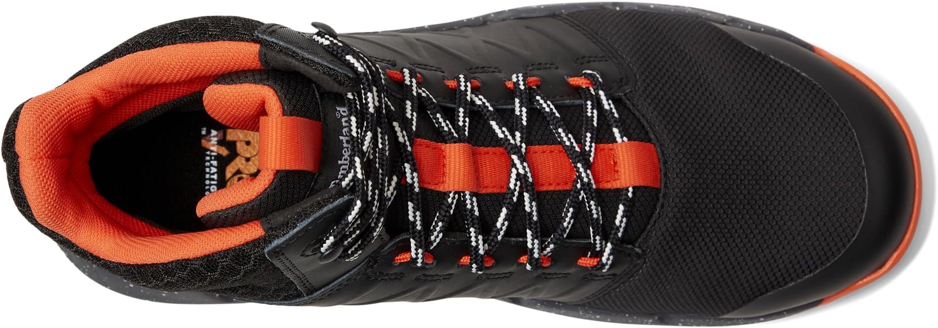 Мужские ботинки Timberland PRO Morphix водонепроницаемые с укрепленным носком, черно-оранжевый — фото 2