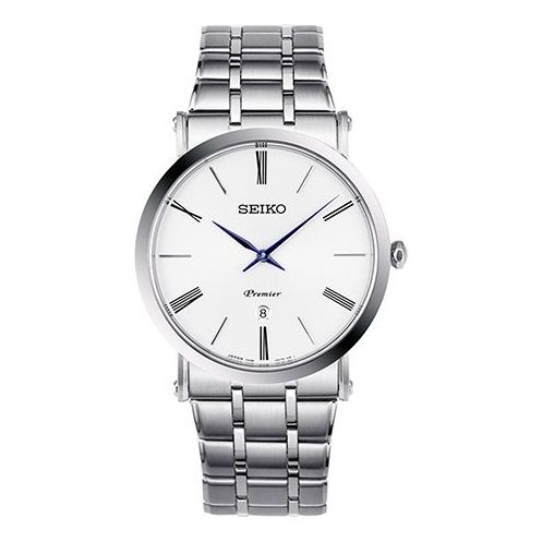 

Часы Men's SEIKO ultra thin Casual quartz Watch, белый