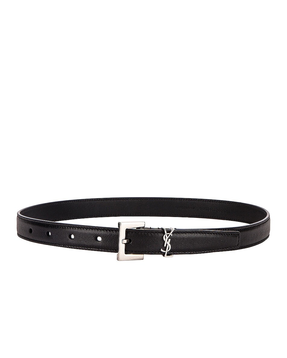 

Ремень Saint Laurent Monogramme, нуар