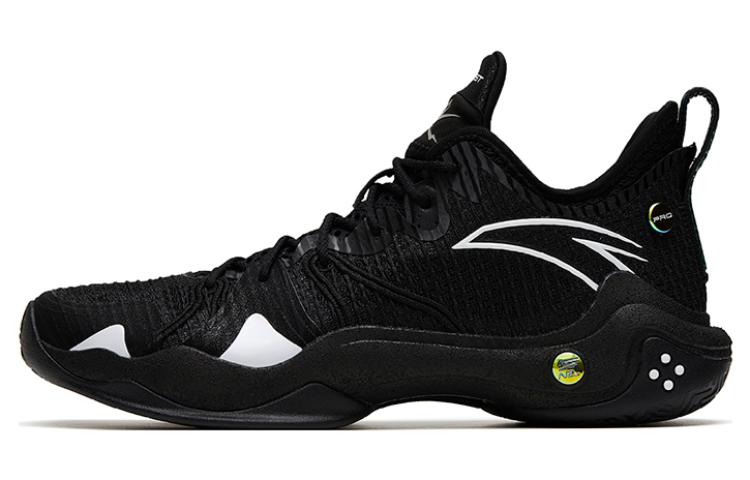 

ANTA Frenzy 4 Pro Первогодняя амортизирующая противоскользящая и износостойкая баскетбольная обувь мид-топ черные