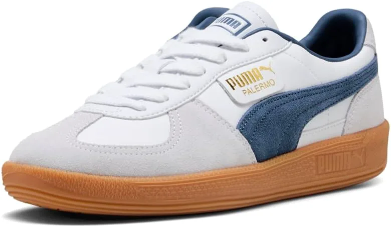 Мужские кроссовки PUMA Palermo OG на шнуровке повседневные - синие, белый — фото 2