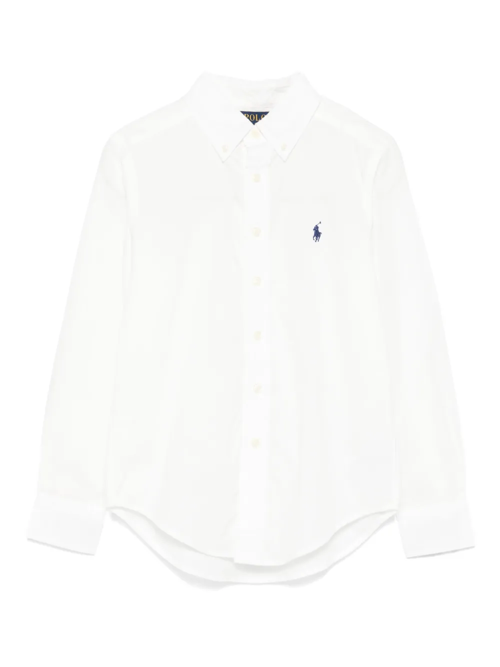 

Рубашка с логотипом Polo Pony POLO RALPH LAUREN KIDS, белый
