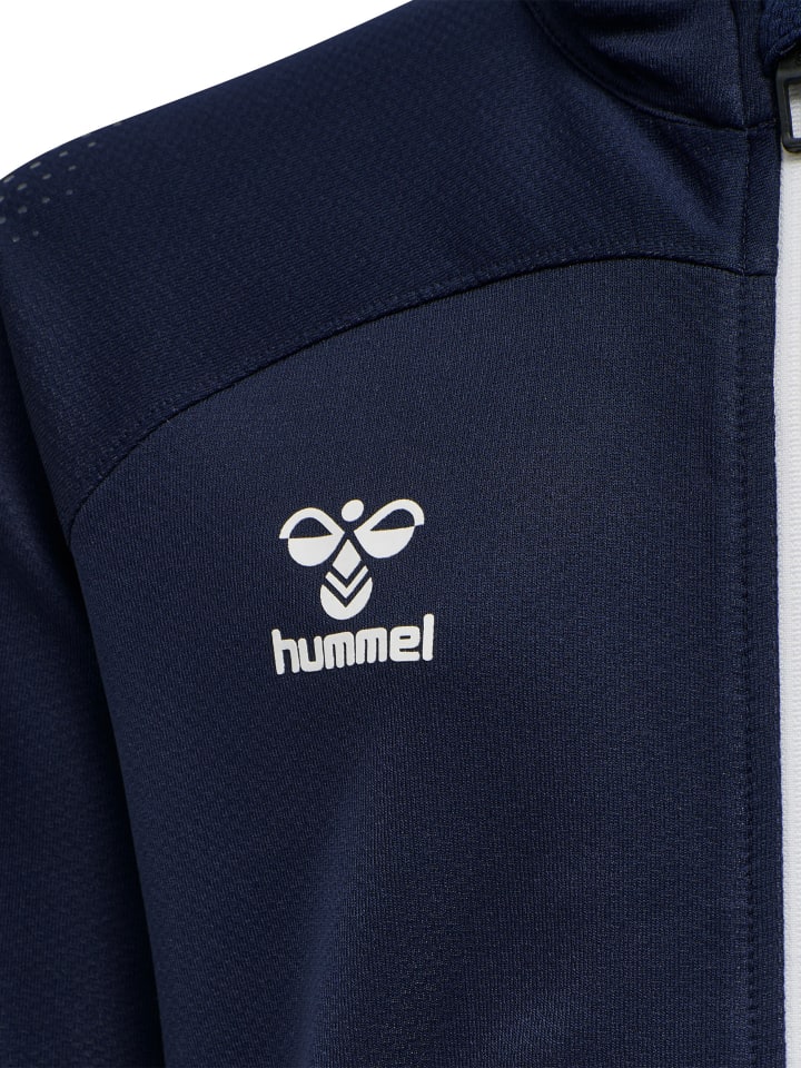 Толстовка Hummel Reißverschluss Jacket Hmllead Multisport Kinder, цвет MARINE — фото 4