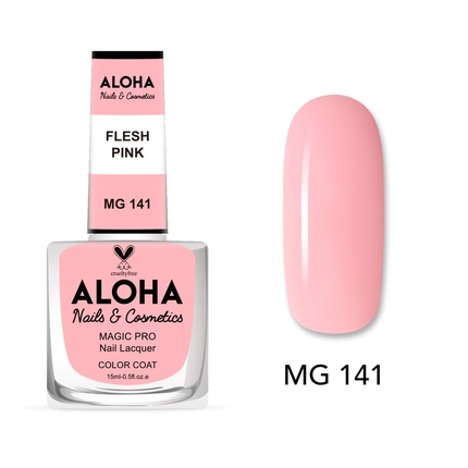 

Лак для ногтей Magic Pro 15 мл - Mg 141 / Свежий розовый Aloha Nails & Cosmetics