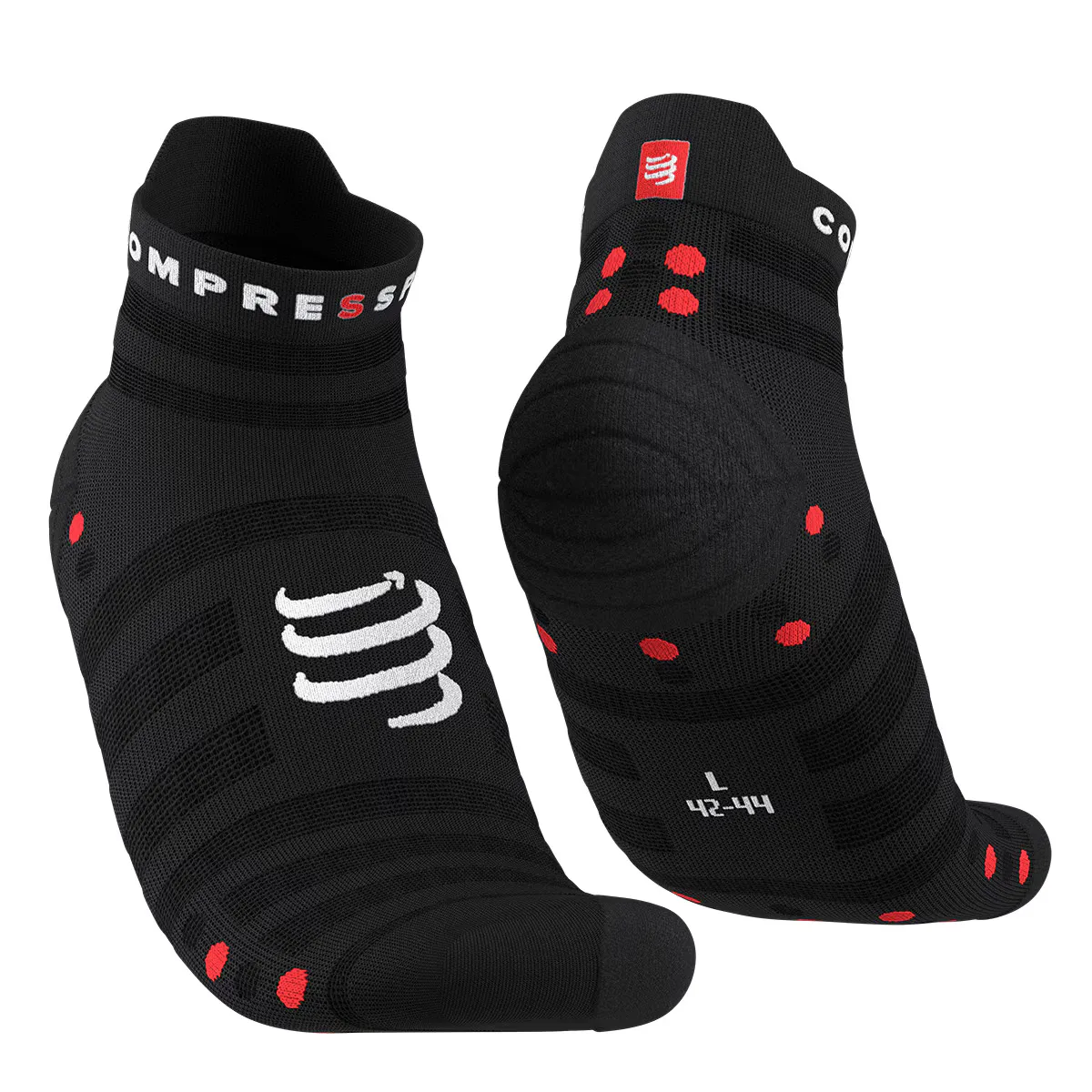 

Ультралегкие беговые носки Pro Racing Socks v4.0 Compressport, черный/красный