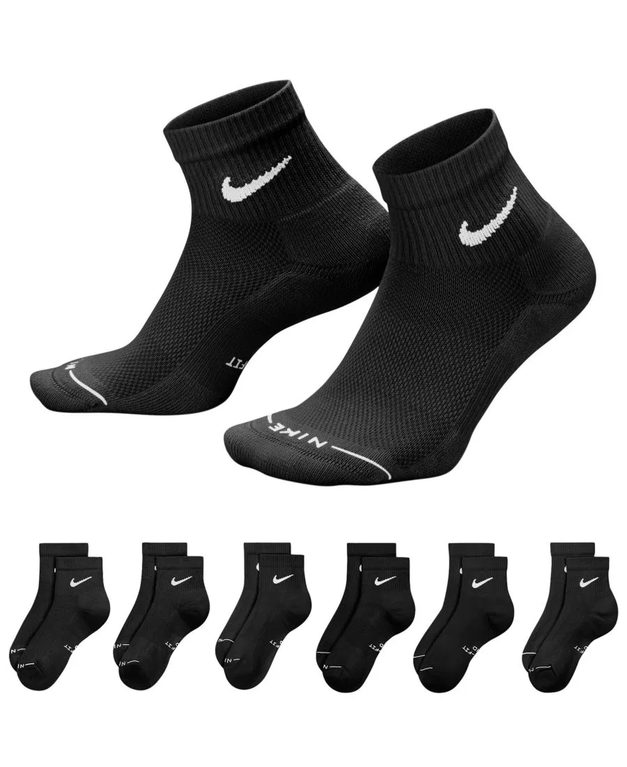 Мужские повседневные высокие носки (6 пар) Nike, черный — фото 3