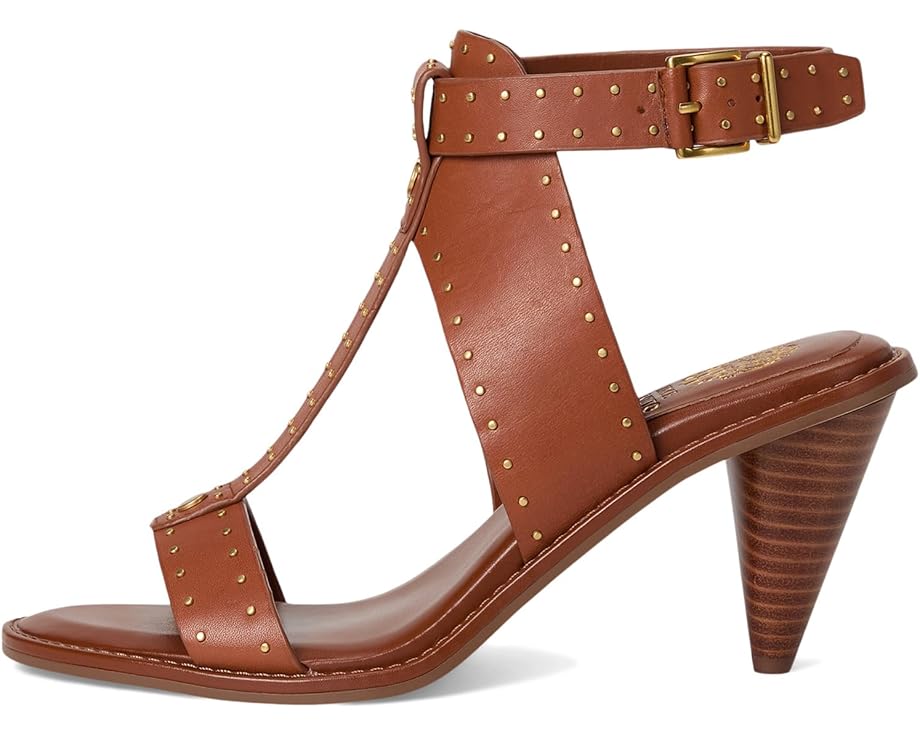 Туфли Vince Camuto Faunie Studded Cone Heel Sandals, цвет Whiskey — фото 4