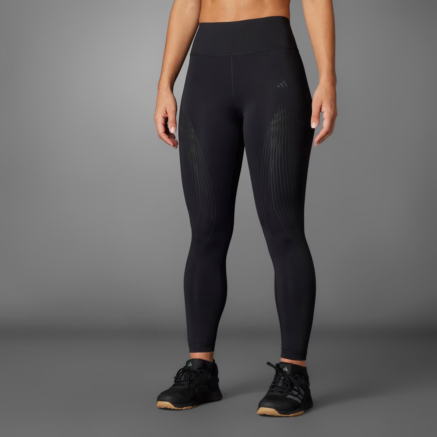 

Леггинсы Optime Power 7/8 Adidas, цвет Black