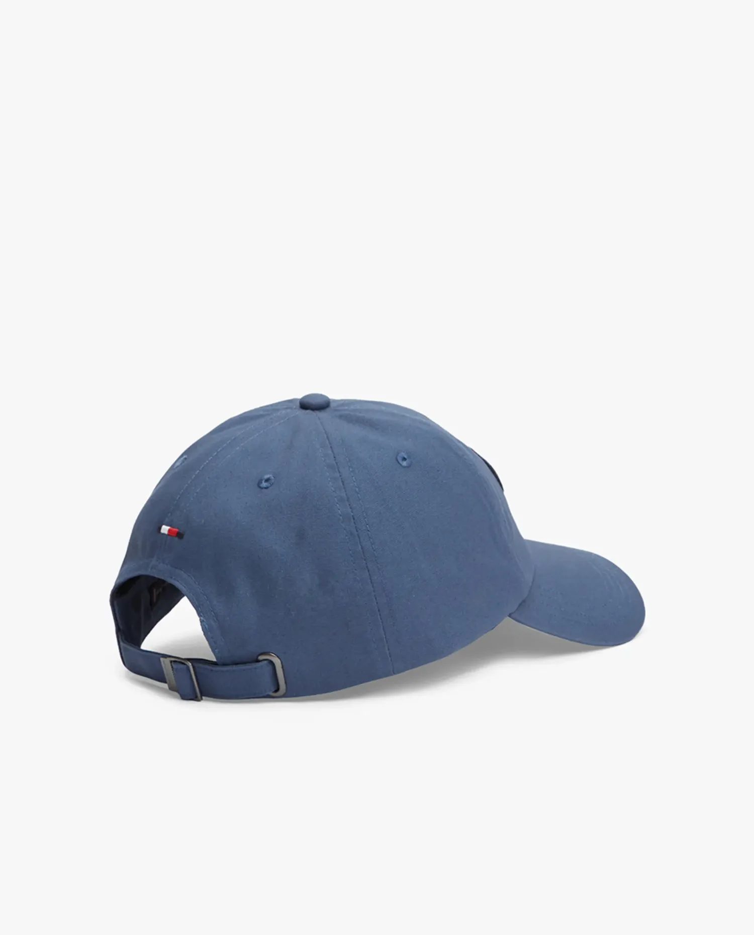 Мужская однотонная кепка с логотипом по центру, большие размеры Tommy Hilfiger, индиго синий — фото 2