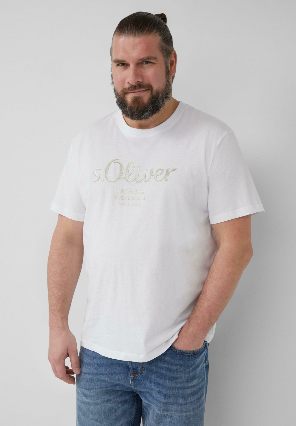 

Футболка с принтом s.Oliver, белый