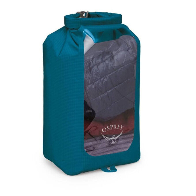 

Водонепроницаемый рюкзак Osprey DRY SACK 20 с окном, цвет Waterfront Blue