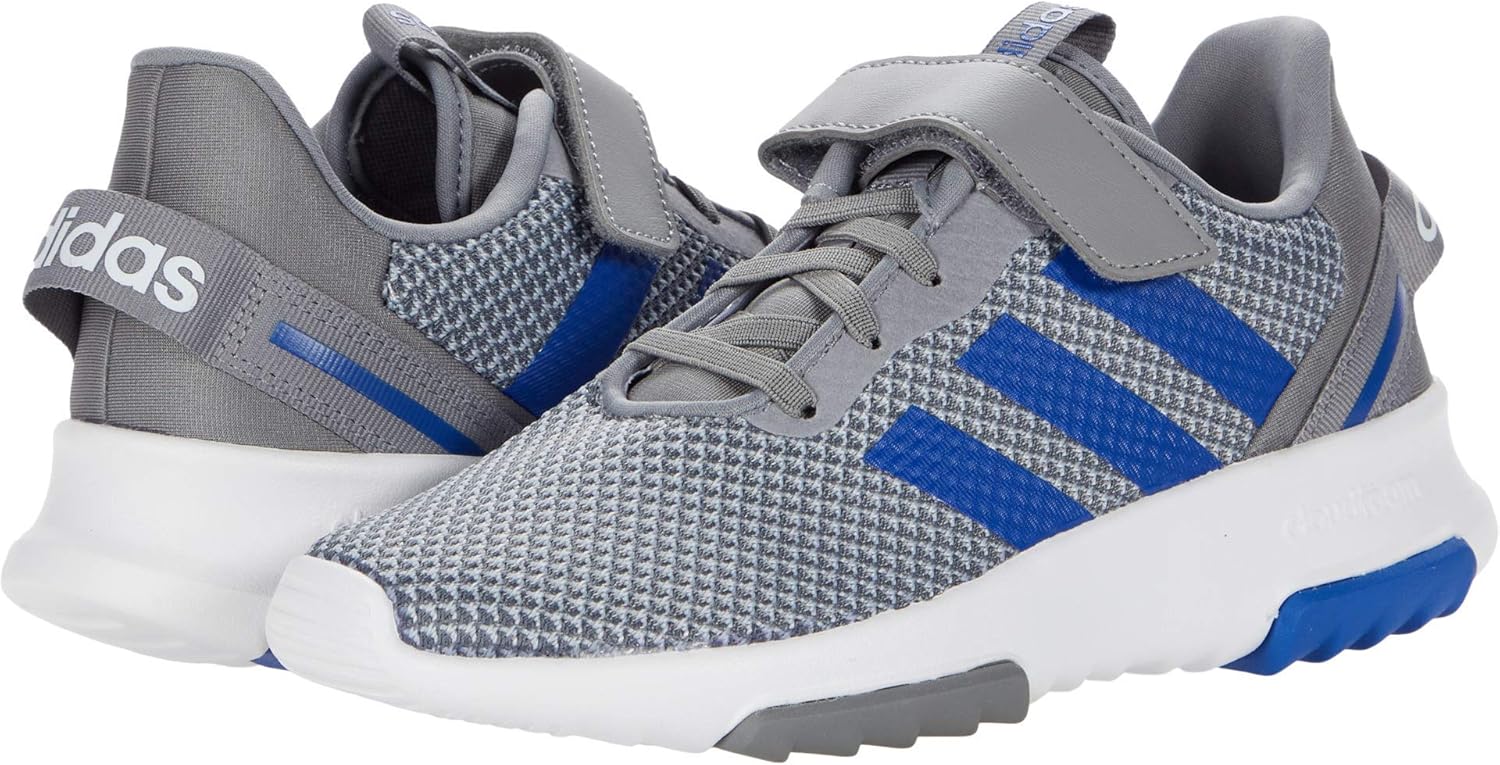 Кроссовки Adidas Tensaur Run для детей и подростков, серый/синий/серебряный — фото 2