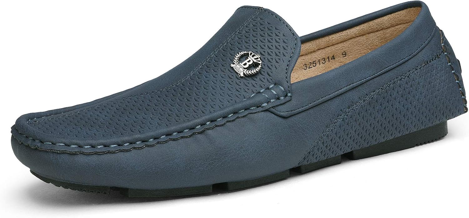 

Туфли-лоферы Bruno Marc Mens Penny Loafers Moccasins, темно-синий