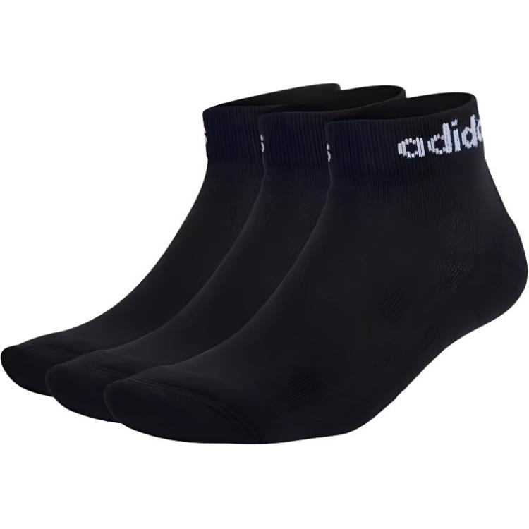 Adidas Neo Низкие носки унисекс набор из 3 штук черные — фото 2