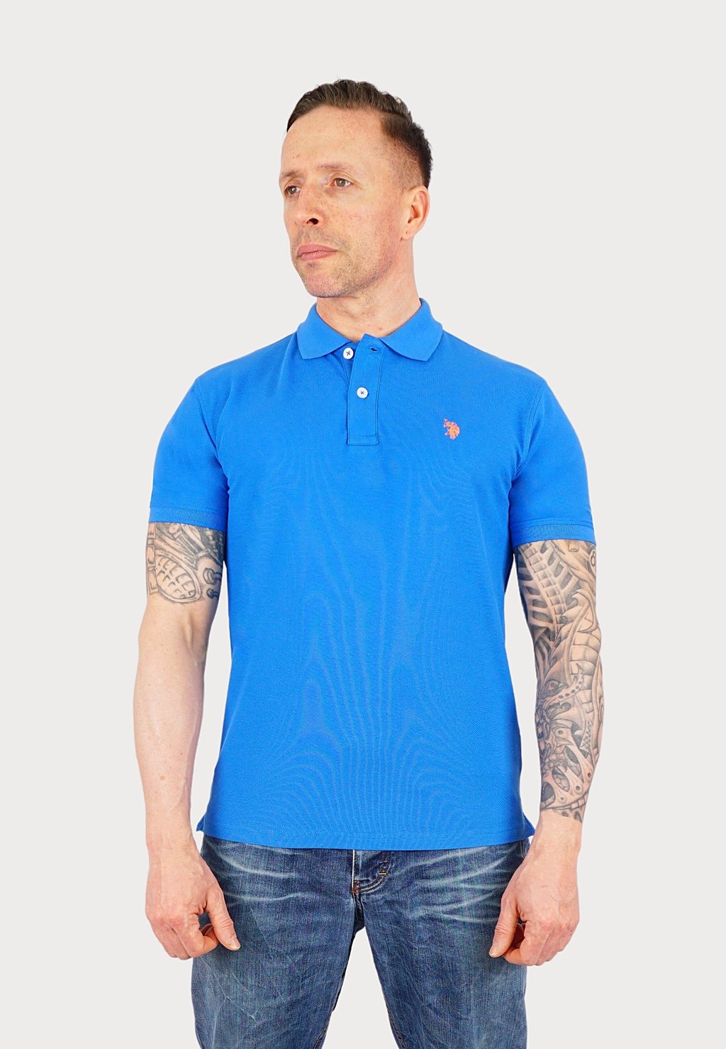 

Поло SHORTSLEEVE U.S. Polo Assn., синий
