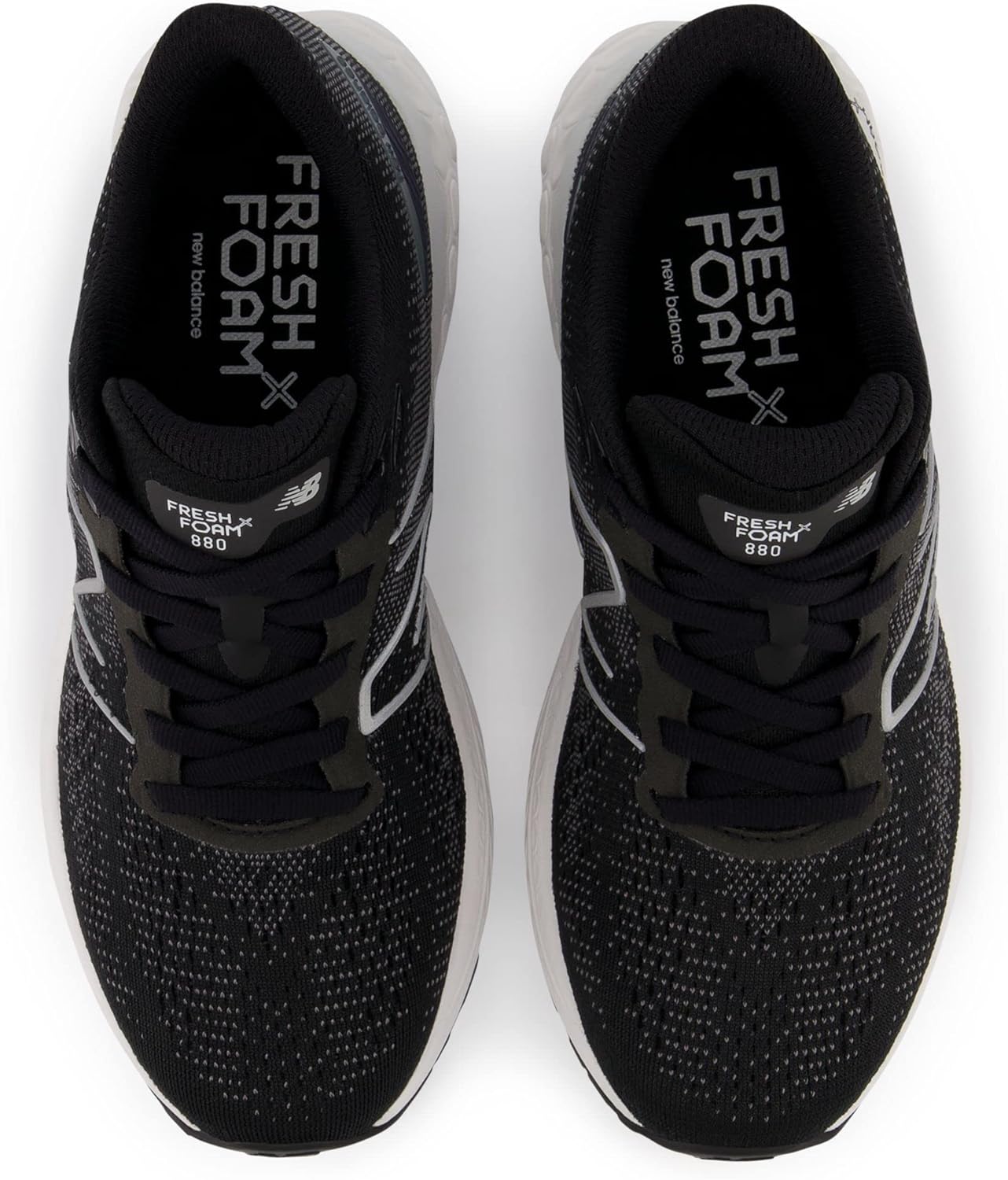 Кроссовки для бега New Balance Fresh Foam X 880v12 для мальчиков, черный/серый — фото 4