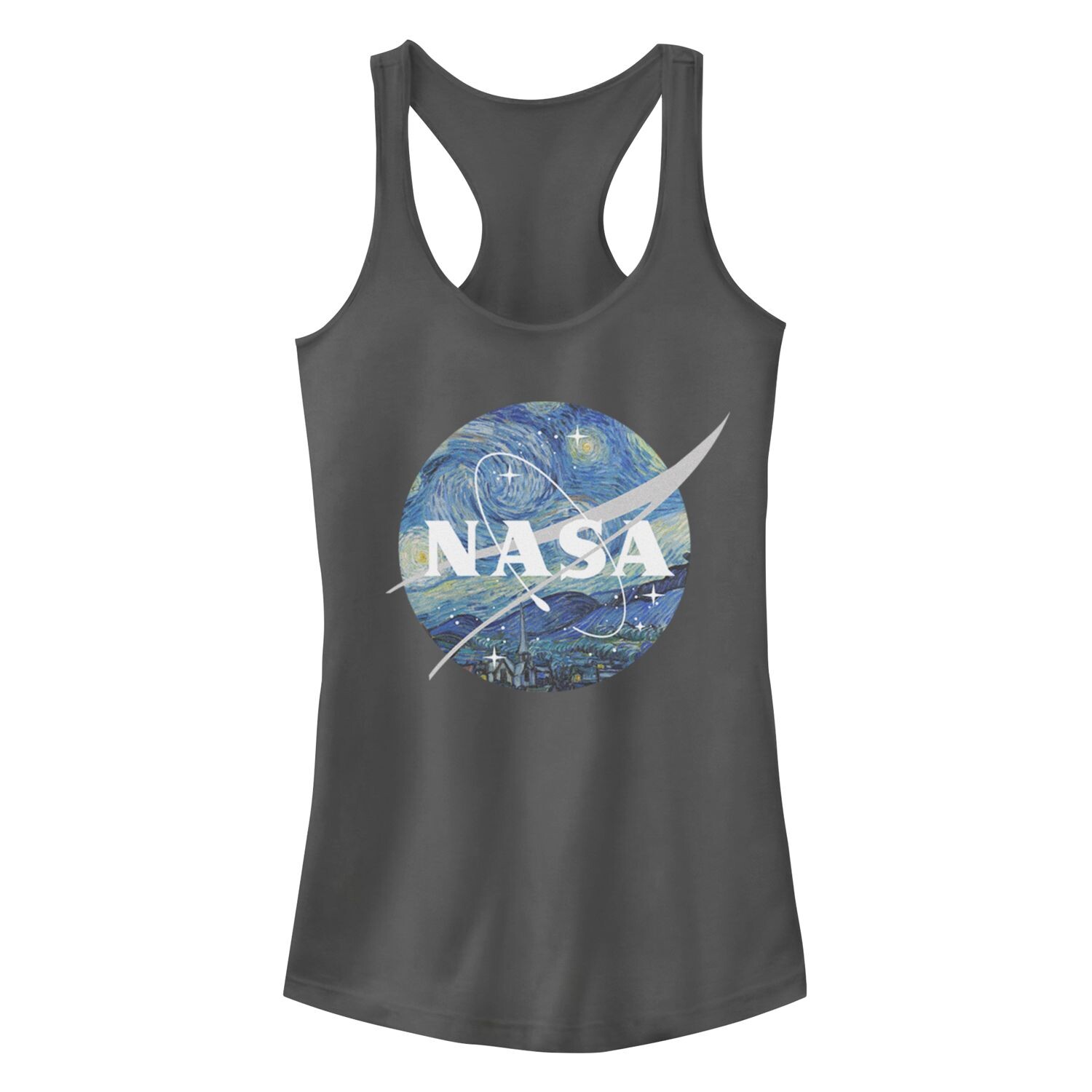 

Майка Racerback с логотипом NASA Starry Night для юниоров Licensed Character, Серый, Майка Racerback с логотипом NASA Starry Night для юниоров Licensed Character