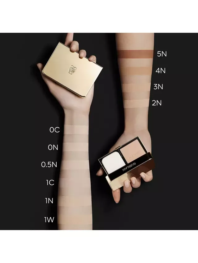 Сменный блок компактной матирующей тональной основы Parure Gold Skin Control High Perfection Guerlain, 1N — фото 4