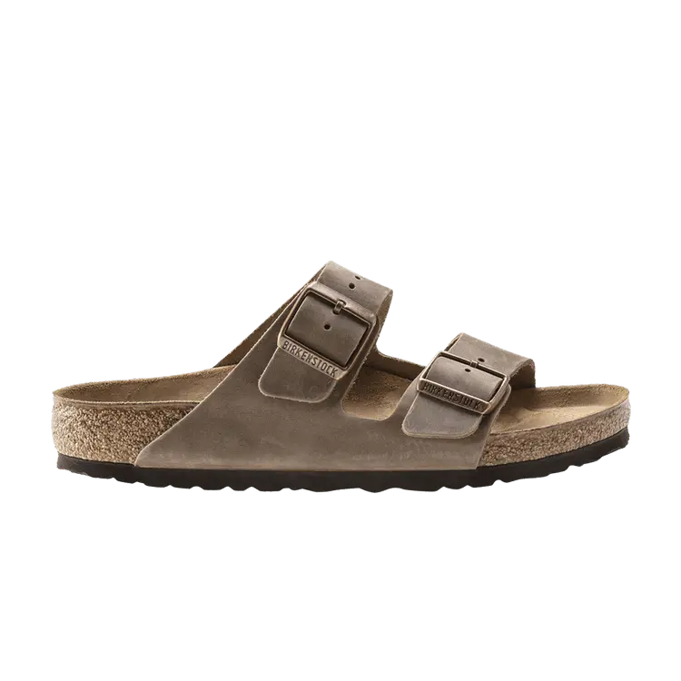 

Кроссовки Birkenstock Arizona Oiled Leather Tobacco Brown, коричневый