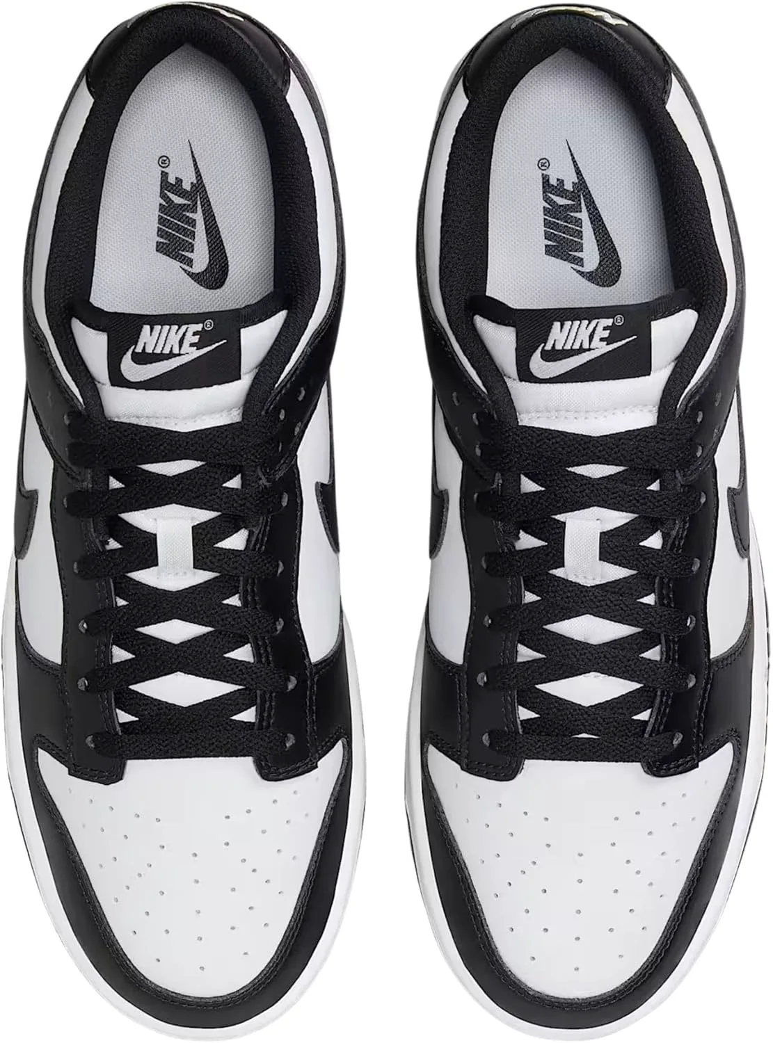Кроссовки Nike Dunk Low Retro унисекс, белый/черный — фото 3