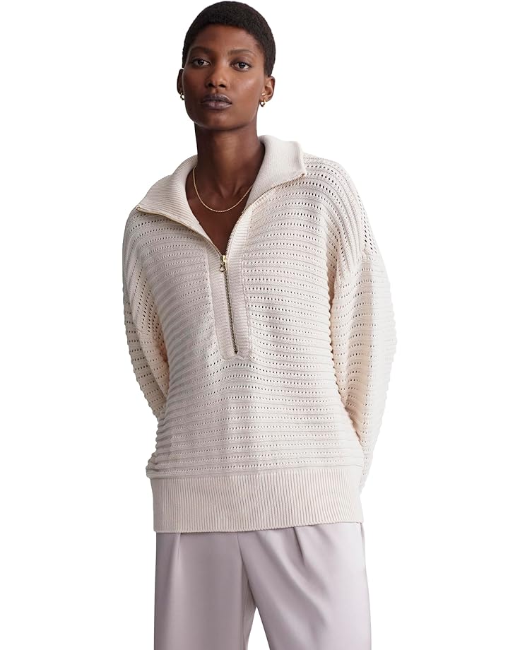 

Свитер Varley Tara Pointelle 1/2 Zip, цвет Whitecap/Grey