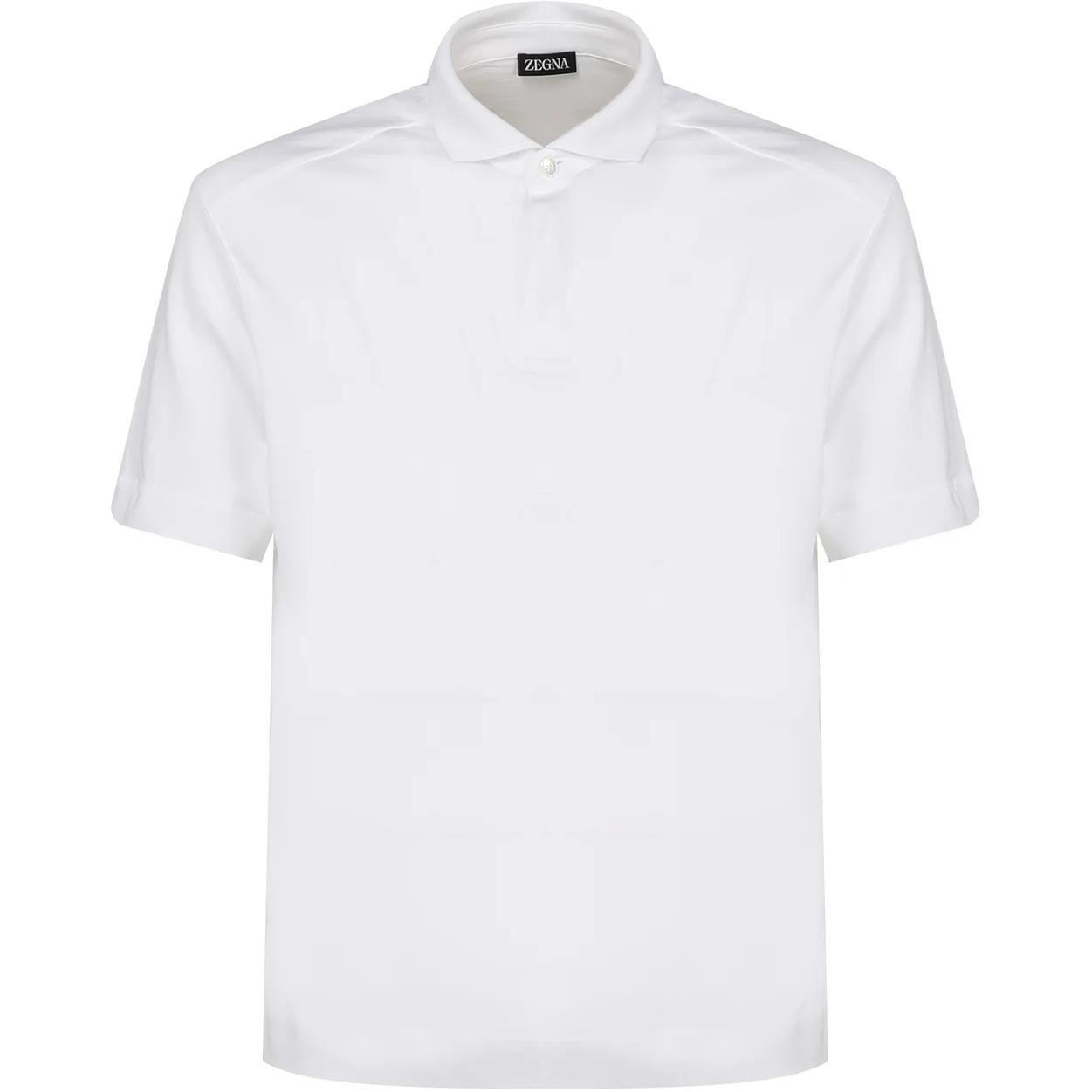 

Zzegna Мужские белые рубашки-поло с воротником-стойкой, умеренно прямой крой, Белый, Zzegna Мужские белые рубашки-поло с воротником-стойкой, умеренно прямой крой