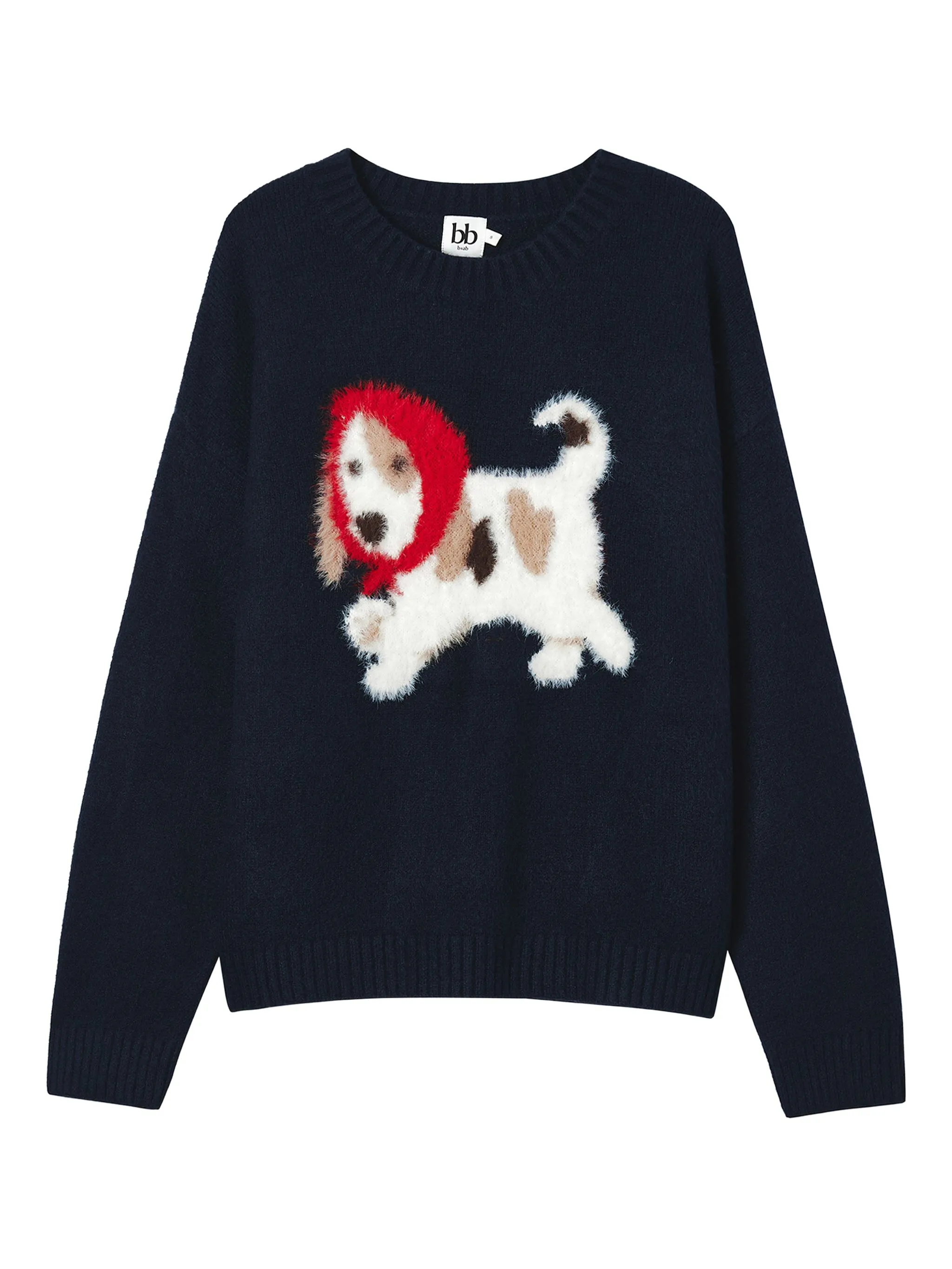 

Свитер с графичным принтом B+Ab, синий