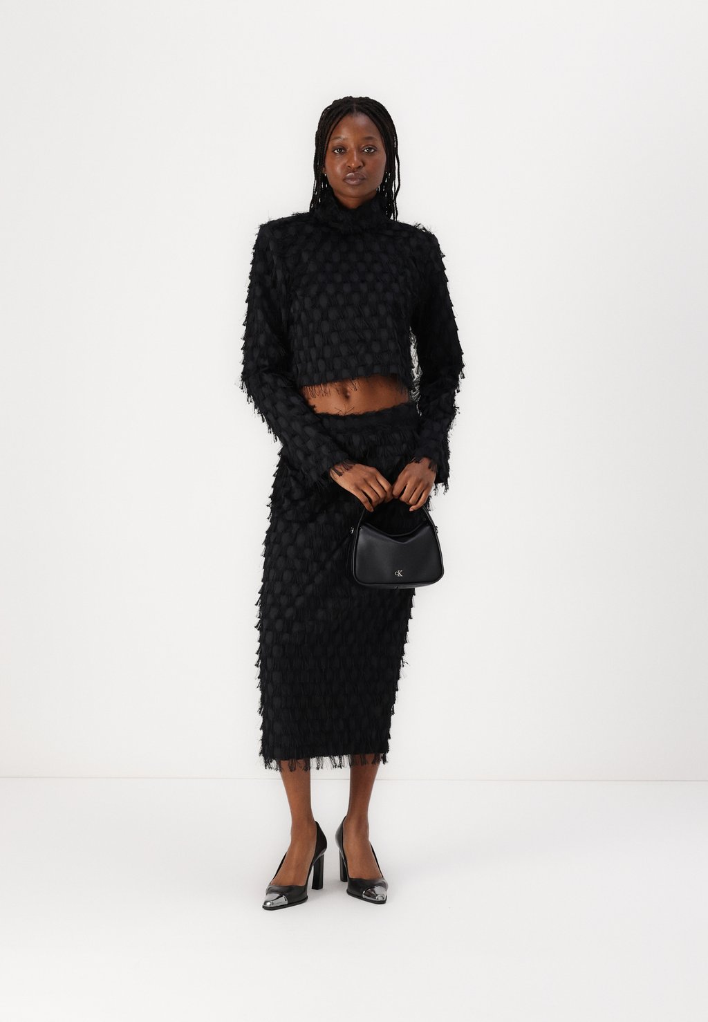 

Юбка-карандаш GABRIELLE ABSTRACT FRINGES DAY Birger et Mikkelsen, черный