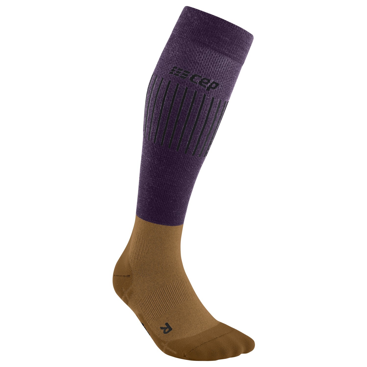 

Лыжные носки Cep Ultralight Comp. Socks Skiing Tall V2, цвет Purple/Brown